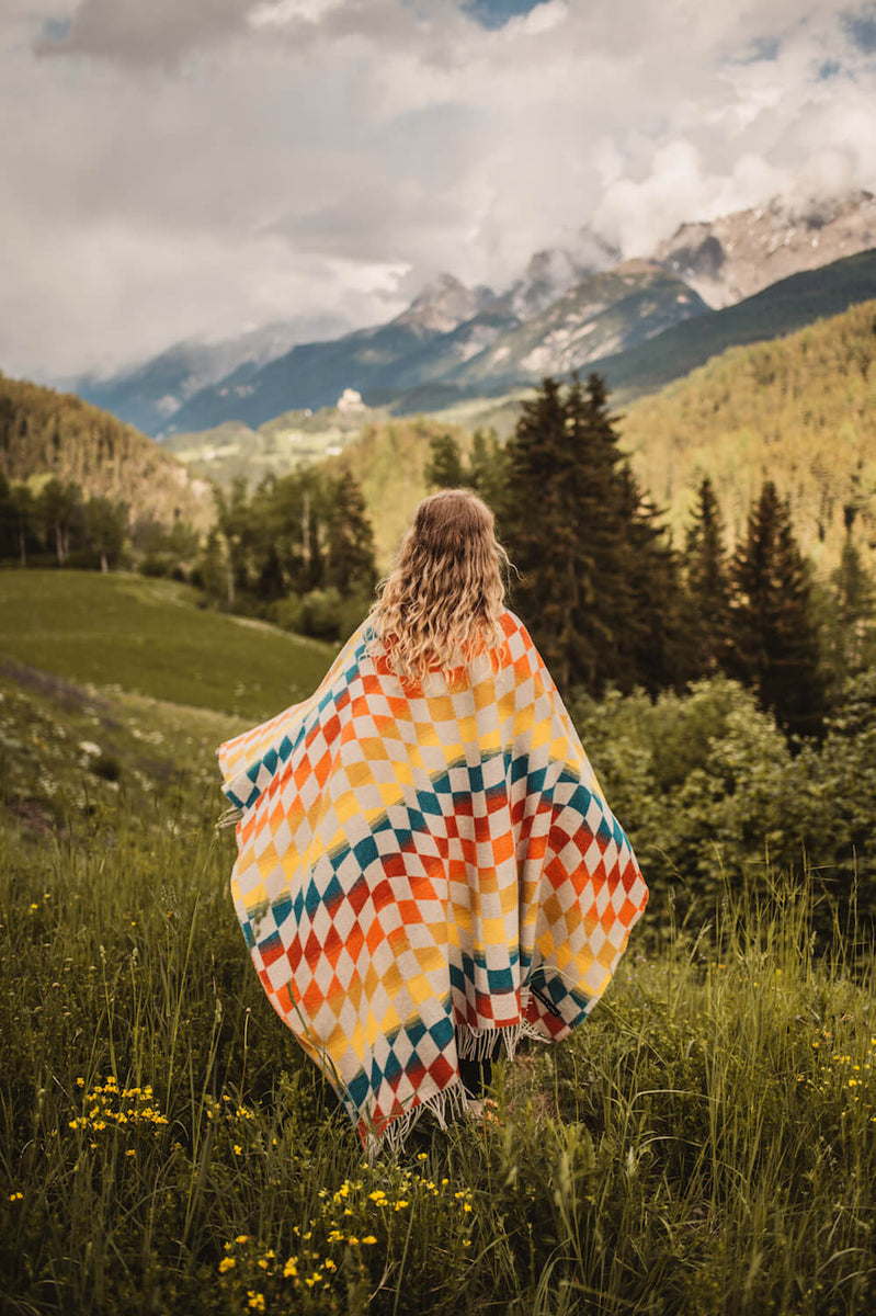 Sackcloth & Ashes Checkered Blanket - Palm Desert