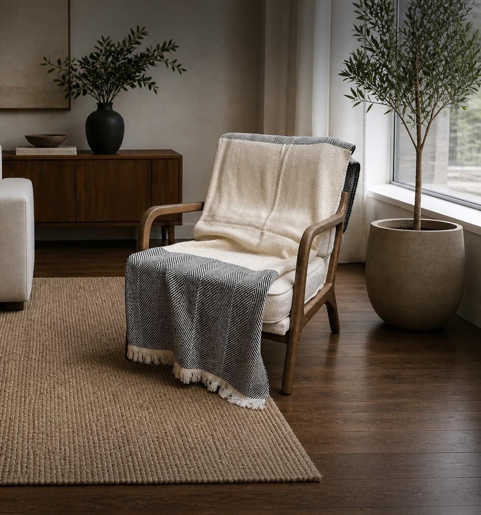 Contrast Cadence Blanket | Sackcloth & Ashes™