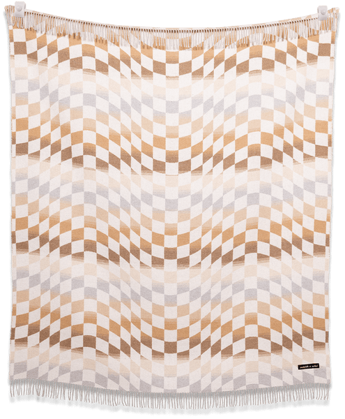 Sackcloth & Ashes Checkered Blanket - Palm Desert